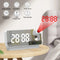 LED/USB Digital 180 Degree Projection Alarm Clock