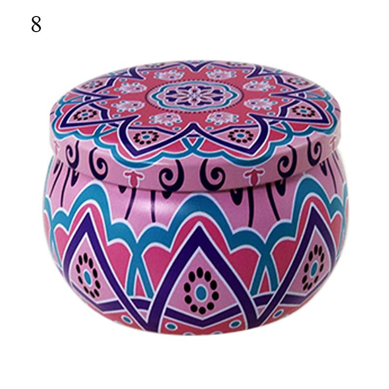 NEW Retro Floral Mini Tin Can For Aromatherapy Candle Making Containers, Coffee, Tea, Spices, Candy And Jewelry Storage Case.