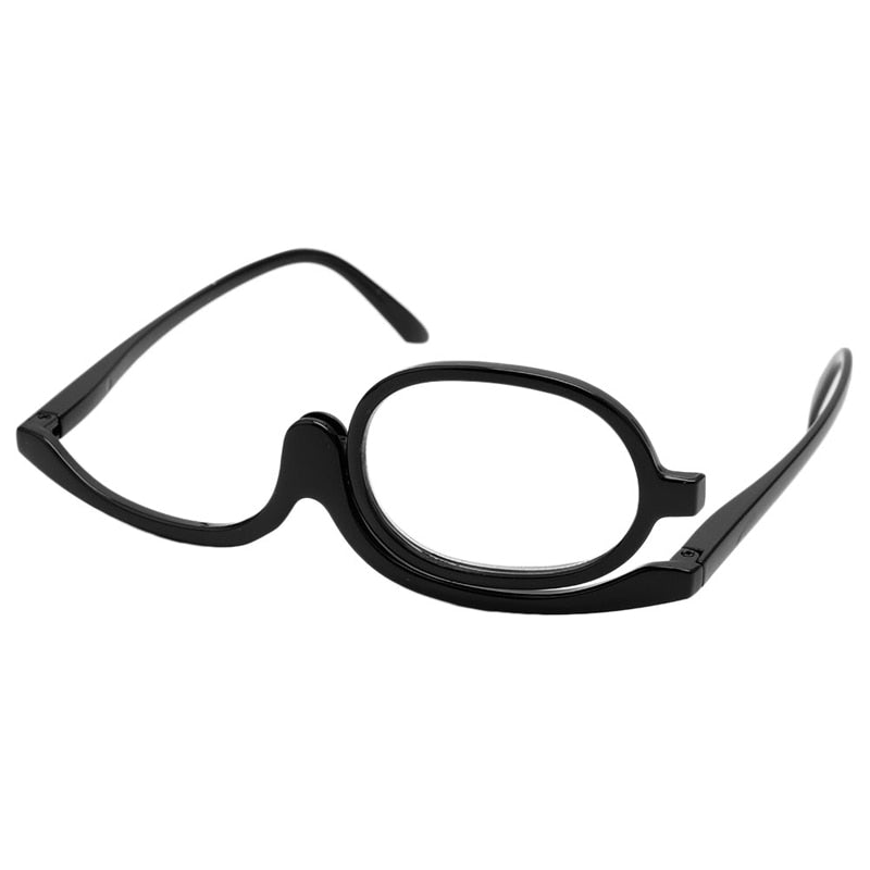 Women Folding Magnifying Glasses.  Excellent For Applying Makeup.  PC Frame +1.0~+4.0 Resin Lens.