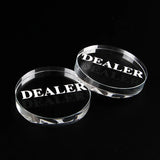 Texas Holdem Crystal DEALER Poker Chips