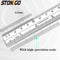 STONEGO Stainless Steel Double Sided Ruler, 6, 8, 12, 16 Or 20 Inch Metal Rulers