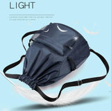 Outdoor Double Shoulder Waterproof Rucksack With Drawstring