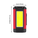 18650 Portable Camping USB Rechargeable COB LED Flashlight Power Bank With Magnet Waterproof Lantern 4000mAh