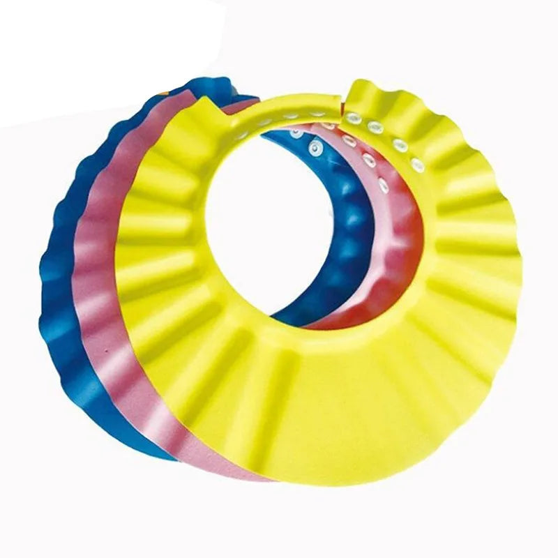1/2/3PCS Adjustable Baby Shower Cap