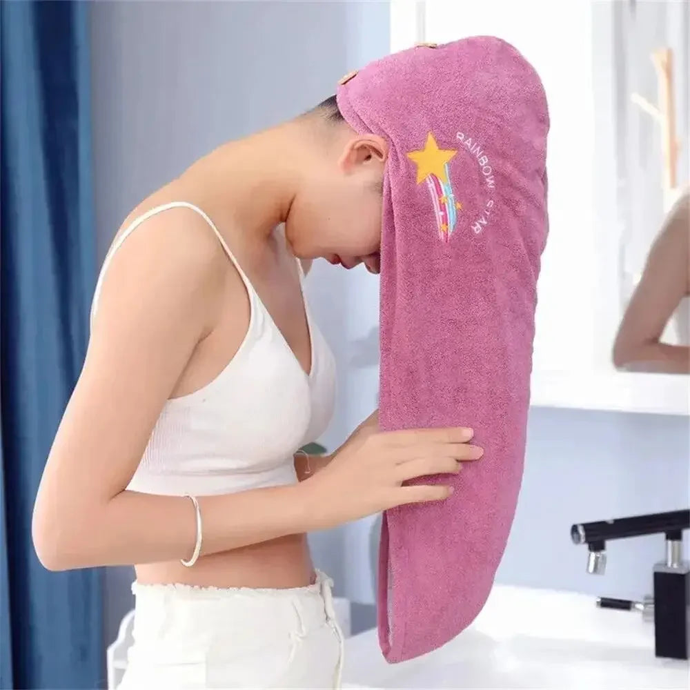 Microfiber Anti-Frizz Hair Towel