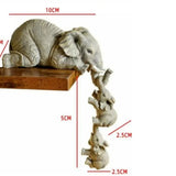 3 Pcs/set Resin Mini Elephant Figurines