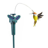 1pc Solar Rotating Hummingbird  Bird Garden Stake