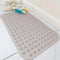 1PC PVC  Rectangle Soft Suction Cup Non-slip Bathtub Mats.