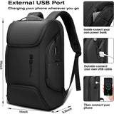 BANGE Waterproof USB Charging Backpack Fits 15.6 Inch Laptop