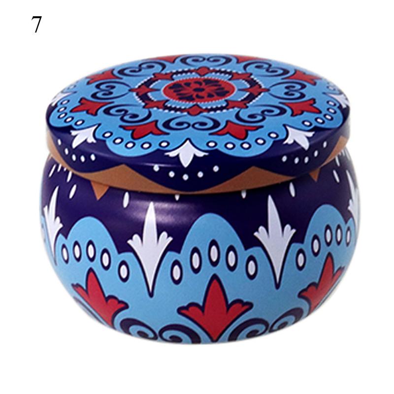 NEW Retro Floral Mini Tin Can For Aromatherapy Candle Making Containers, Coffee, Tea, Spices, Candy And Jewelry Storage Case.