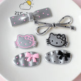 Silver Hello Kitty Charms Shoe Accessories