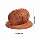 Wooden Smoke Infuser For Old Fashioned Bourbon Drinks