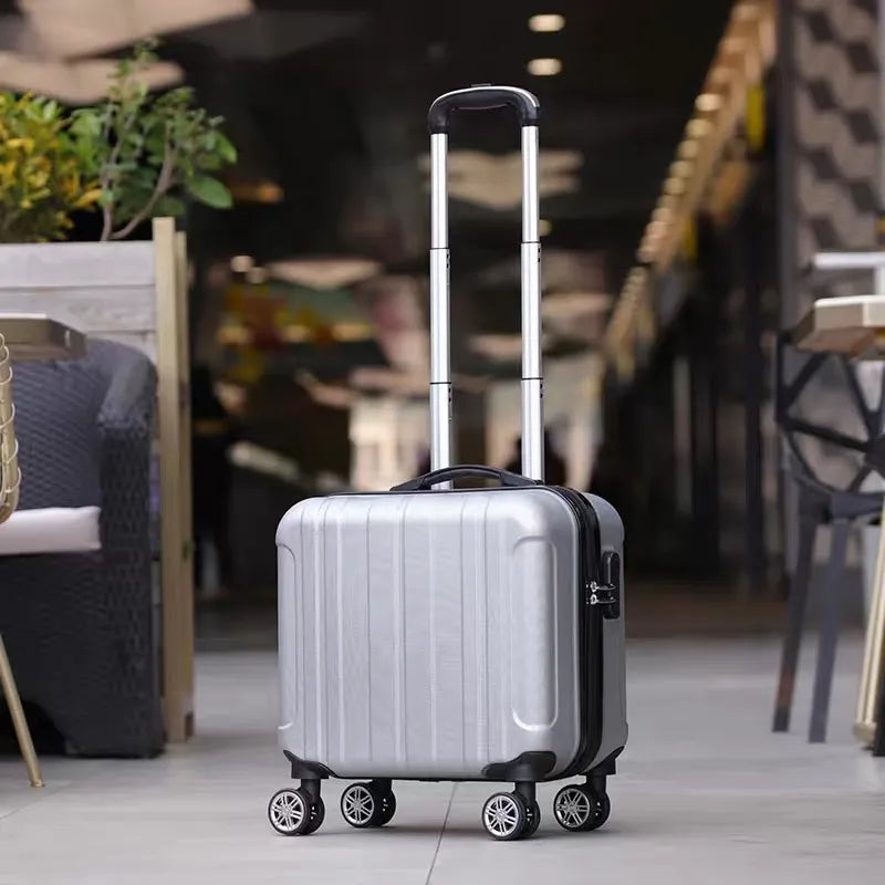 18 inch ABS Carry on luggage With Wheels.