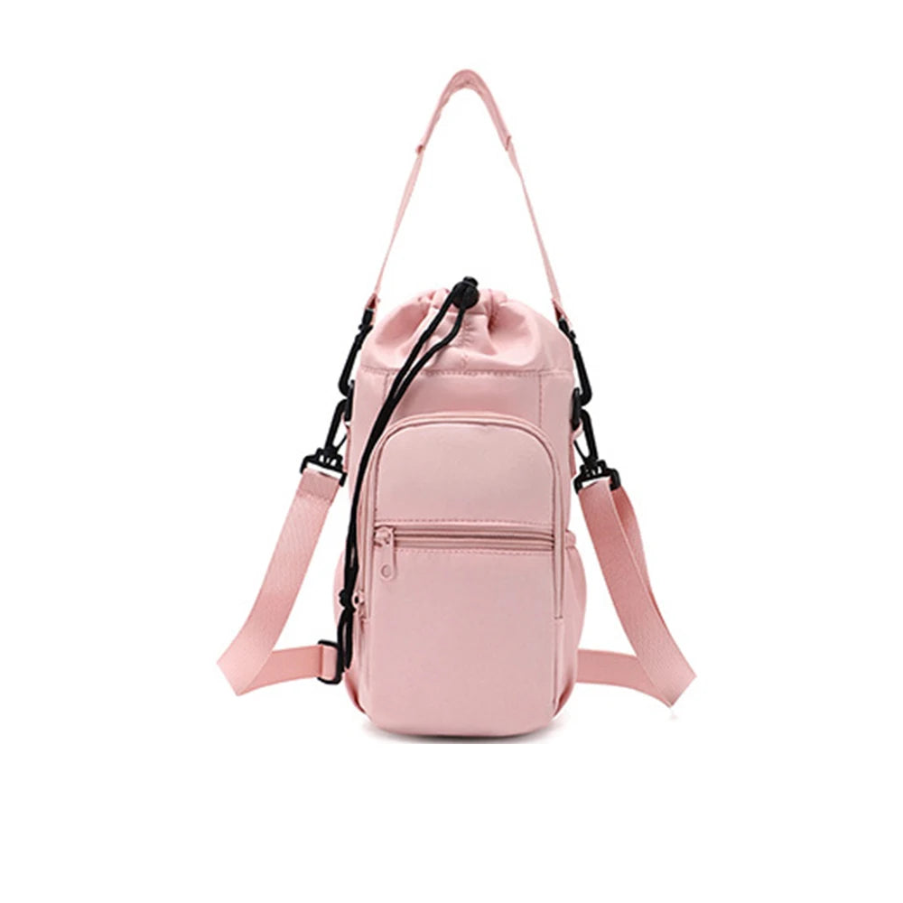Women And Men's Oxford Lightweight Waterproof Crossbody Water Bottle And Phone Bag