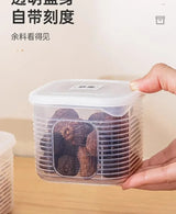 6 Grids Refrigerator Food Storage Box with Lids