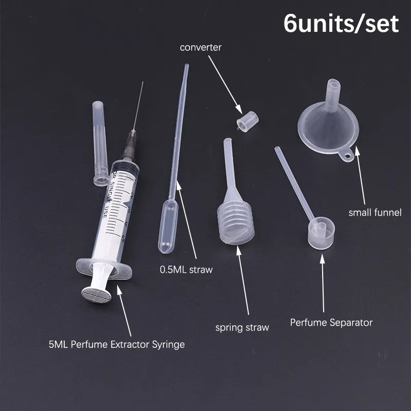 6units/Set Plastic Diffuser Syringe  Refill Tools Set