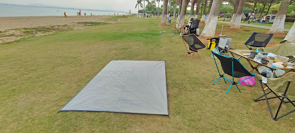 Ultralight Pocket Size Waterproof Tent Ground Sheet With Stakes