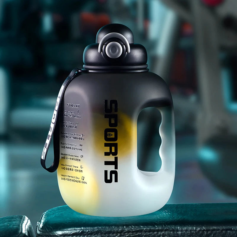 GIANXI  Plastic Sports Water Bottle With Straw