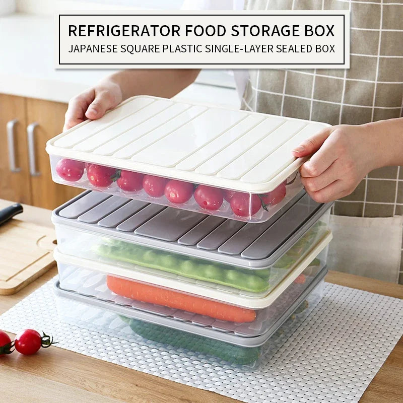 Transparent Stackable  Food Saver Box With Lid
