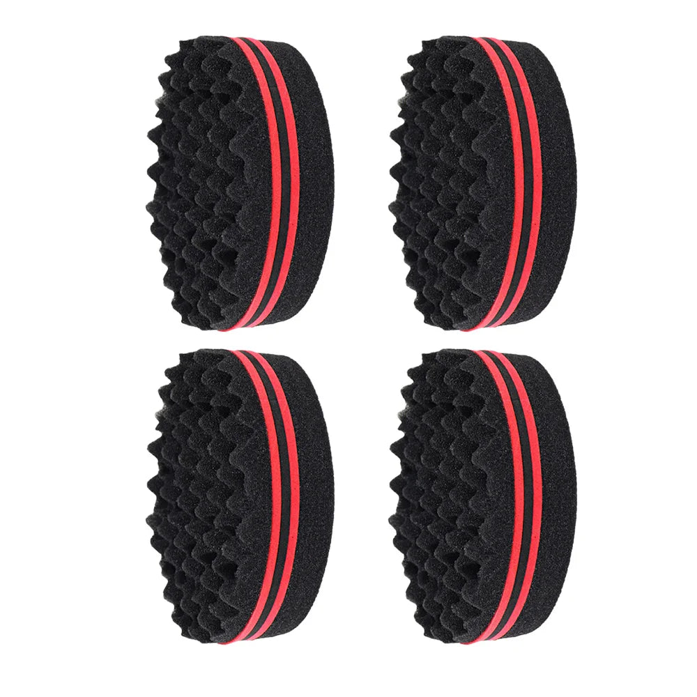 Oval Double Side Magic Twist Hair Sponge