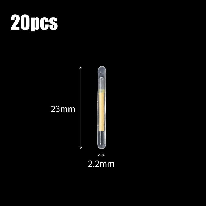 10/20/50PCS/lot 2.2-4.5mm Fluorescent light glow in the dark sticks.
