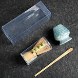 3/4pcs Matcha Bamboo Whisk Teaspoon And Ceramic matte Bowl