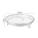 3-layer Stainless Steel Stackable Air Fryer Rack