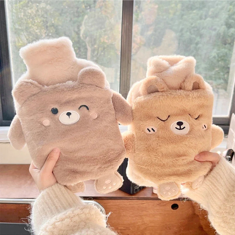 Plush Hot Water Bottle Cover