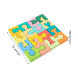 16 Pieces Wooden Jigsaw Puzzle for Boys Girls Ages 4-6