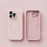 Liquid Soft Silicone Magsafe Wireless Charge Magnetic Case For iPhone 16 Plus 15 14 13 12 Pro Max 11 Cover
