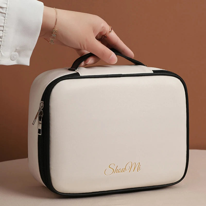 1Pieces 3 In 1 Multipurpose PU Makeup Storage Bag