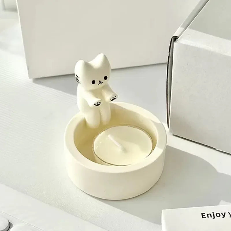 Durable High Tempe Cartoon Candle Holder Decoration
