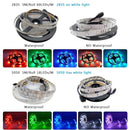 LED Strip Lights 30M RGB 5050 SMD 5M RGB, Bluetooth, Flexible Ribbon 2835 RGB Tape Diode DC 12V APP Control+Adapter