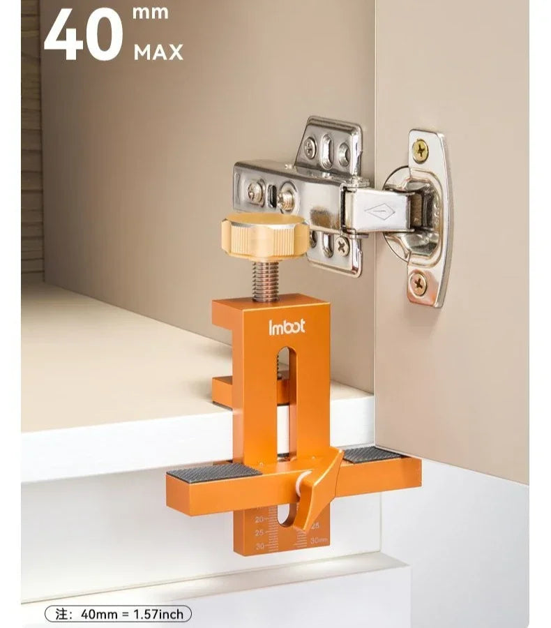 2 in 1 Woodworking Cabinet Door Installation Rebounding Device Drilling Tool