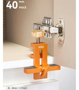 2 in 1 Woodworking Cabinet Door Installation Rebounding Device Drilling Tool