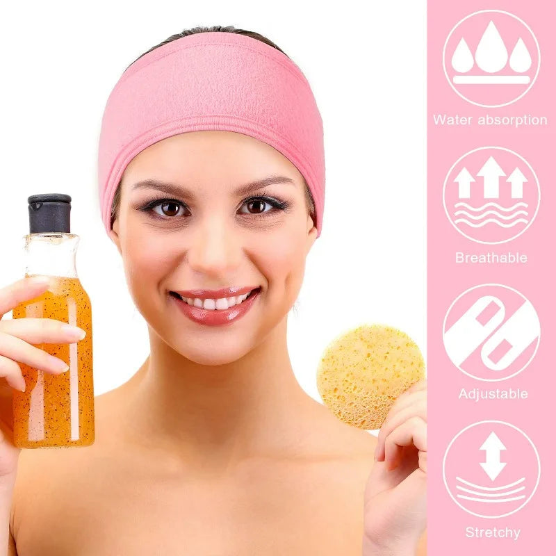 Spa Flannel Elastic Hair Band