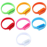 LED Light Up Wristbands With Fast Or Slow Flashing Lights.