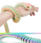 3D Printing Moveable Rotating Action Figure Snake Egg For Stress Relief