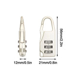 Anti-Theft Mini 3 Digit Combination Code Lock For Luggage