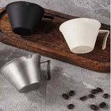 Stainless Steel with Measurement Espresso Extraction Cup