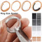 Silicone Transparent Or Color Ring Size Adjustment Adhesive.