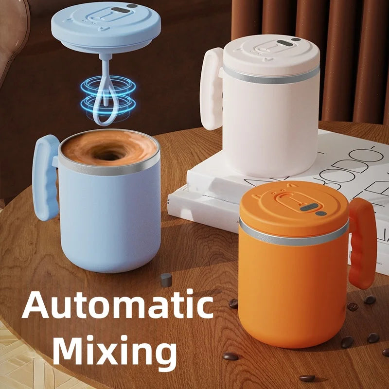 USB Rechargeable 304 Stainless Steel 400ML Automatic Mixing Cup