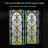 Electrostatic Vintage Stained Glass Window Sticker
