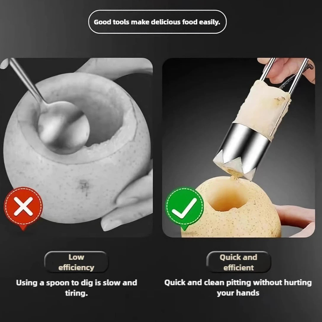 T-Shaped Stainless Steel Corer For Fruit Or Vegetables