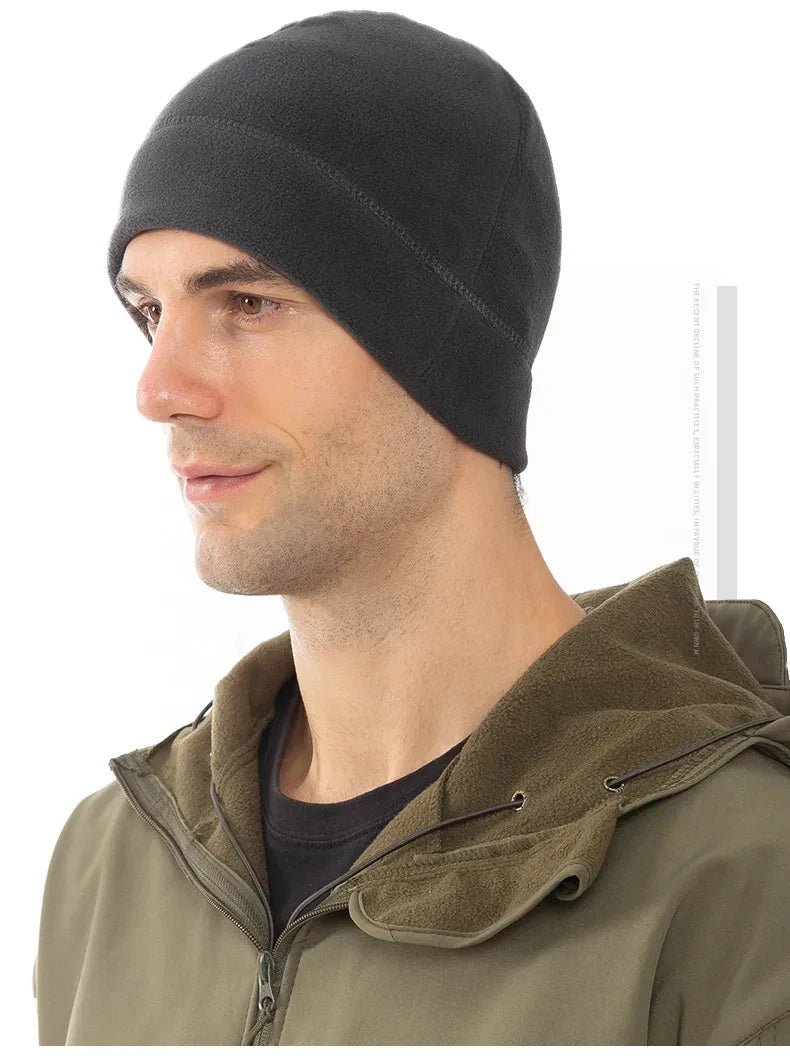 Unisex Windproof Polar Fleece Beanie