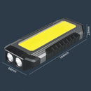 18650 Portable Camping USB Rechargeable COB LED Flashlight Power Bank With Magnet Waterproof Lantern 4000mAh