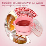 400ML Silicone Foldable Paraffin Pot Heater For Hair Removal