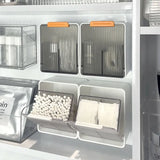 Wall Mounted Qtip Cotton Ball Floss Canisters With Lids