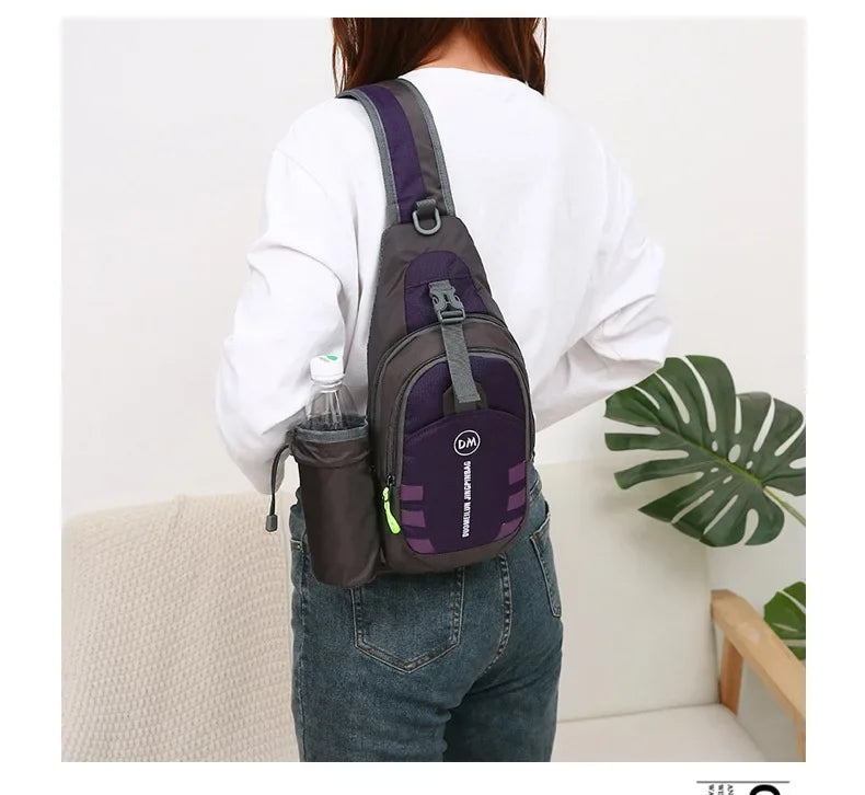 Fashion Men Women Handbag Sport Belt Waist Pack Pouch Shoulder Bag Water Bottle Holder Bag for Running Jogging Hiking