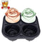3D 2.5 Inch Rose Shape Rubber Ice Molds.